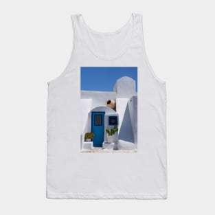 Greek blue door. Tank Top